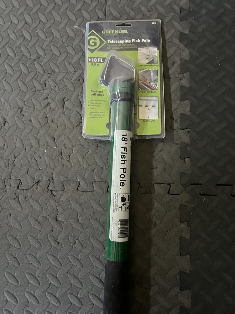 GREENLEE FP18 Telescoping Fish Stick,18 Ft.