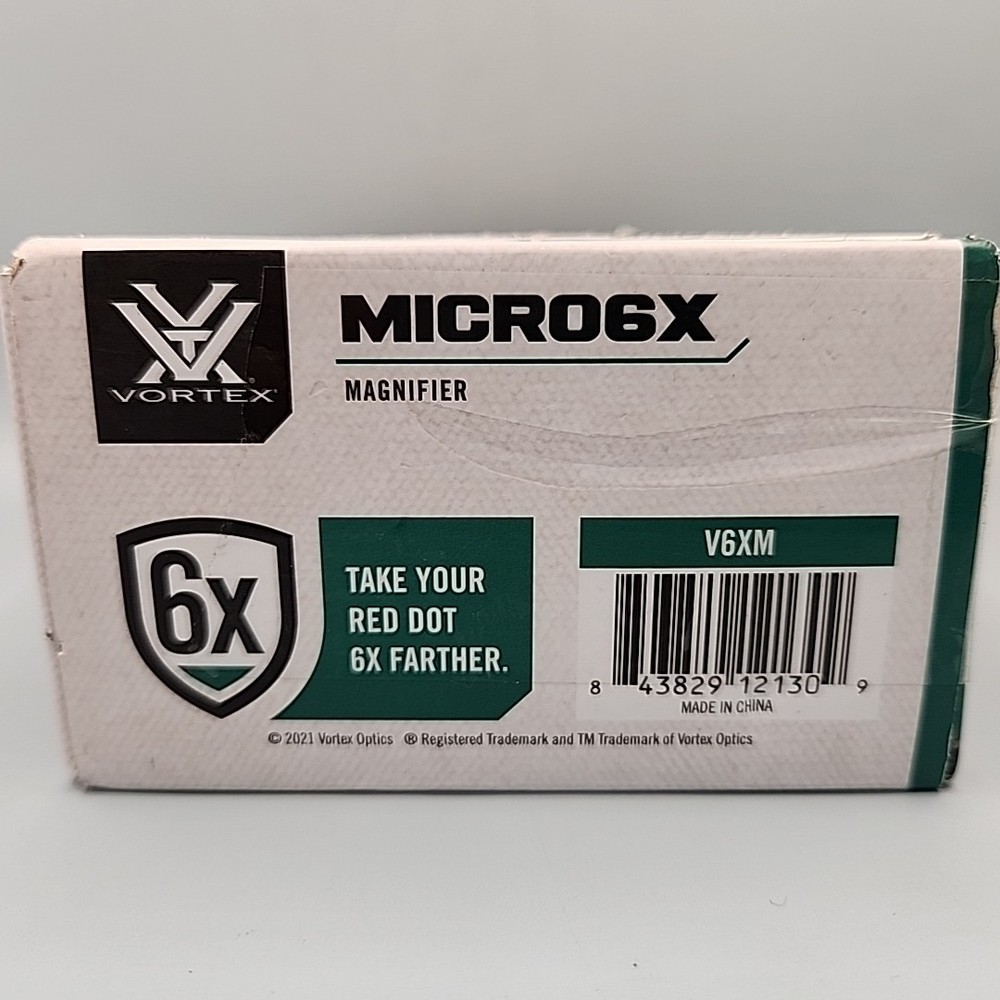 NEW Vortex Micro6X Magnifier with Quick Release Flip Mount V6XM