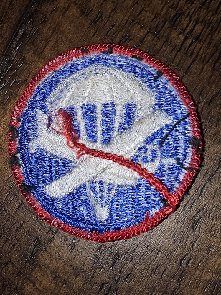 1960s US Army Cold War Left Facing Parachite Infantry Regiment Cap Patch L@@K!!!
