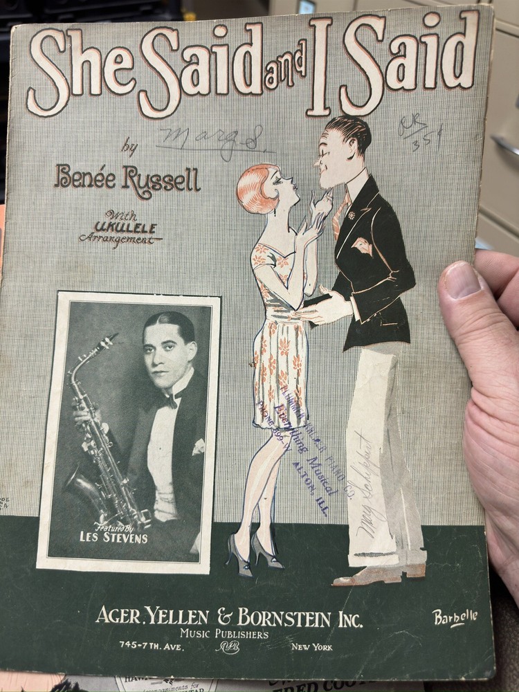 B 3-pack Various Decade Pop Sheet Music (ALL US PRESSINGS)