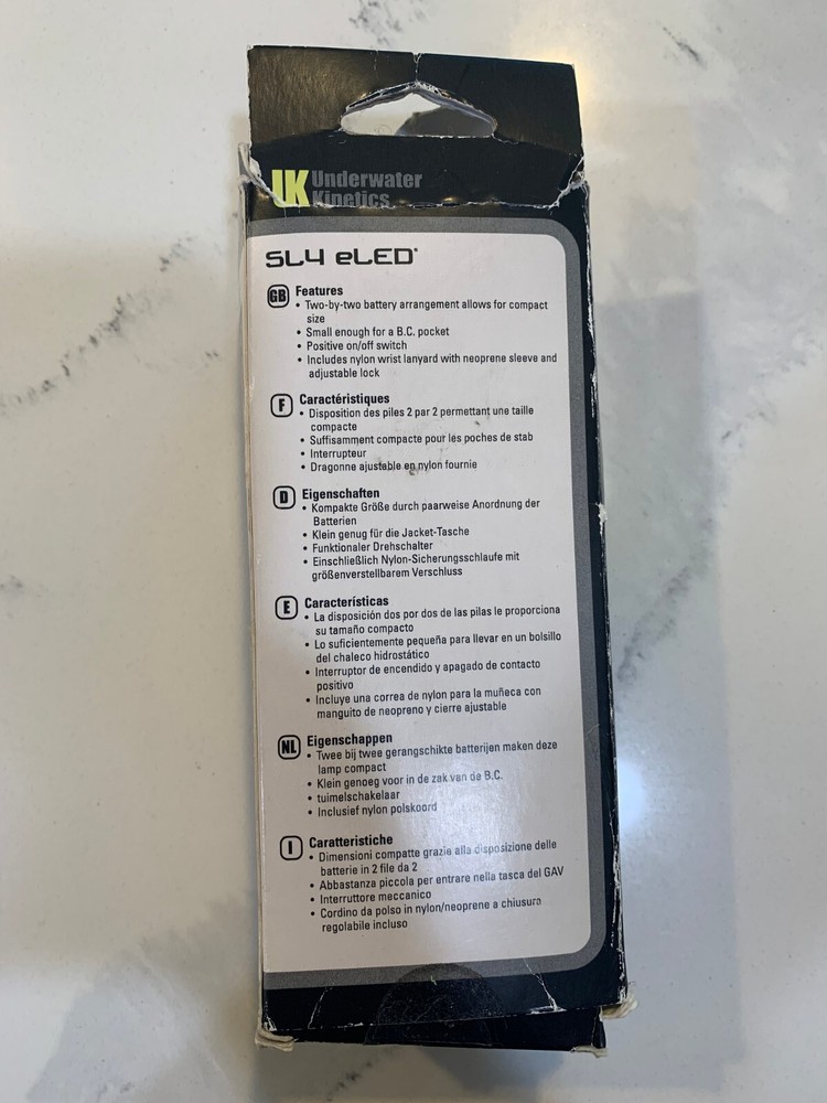 Underwater Kinetics SL4 eLED MK2 Dive Light