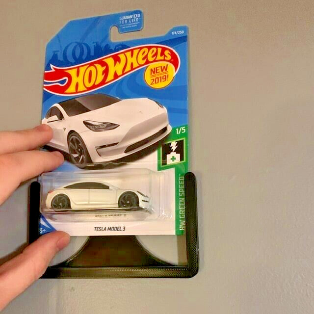 Hot Wheels Package Holder Wall Mount Display (requires adhesive strips)