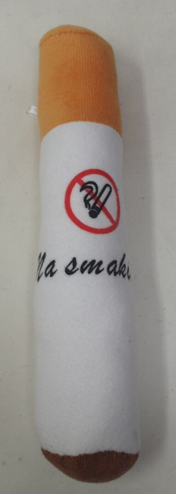 No Smoking 10" Cigarette Stuffed Plush Toy