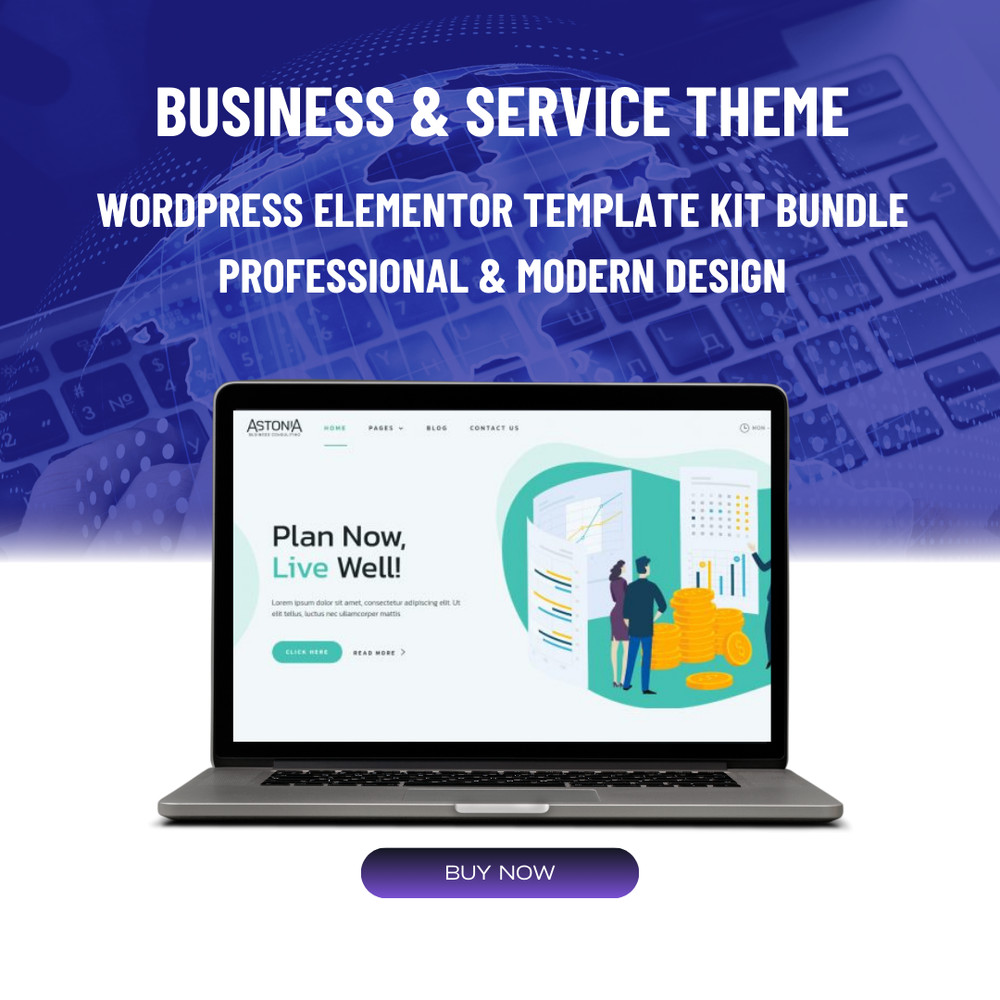 Premium Wordpress Elementor Template Kit Bundle | Business & Service Theme