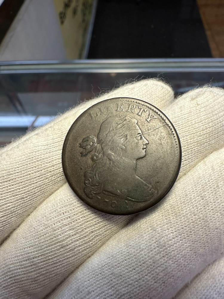 1798 Draped Bust Large Cent Fine Variety S-167