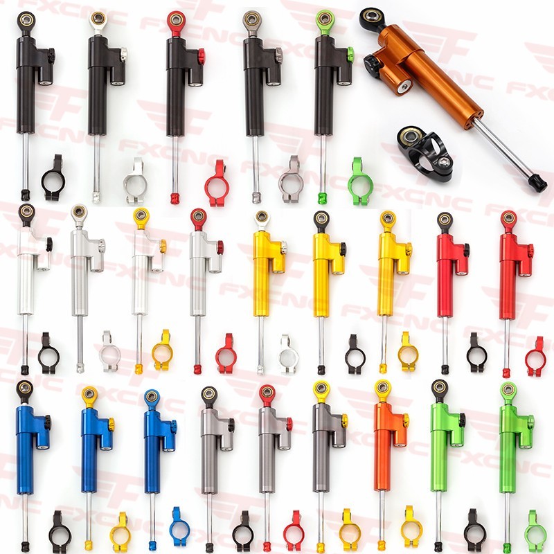 Adjust CNC Steering Damper Linear Stabilizer Reversed Safety Control Damping