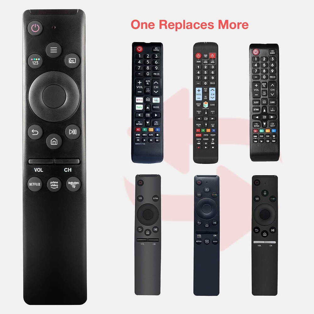 for Samsung TV Remote Replacement,Compatible For Remote, Black