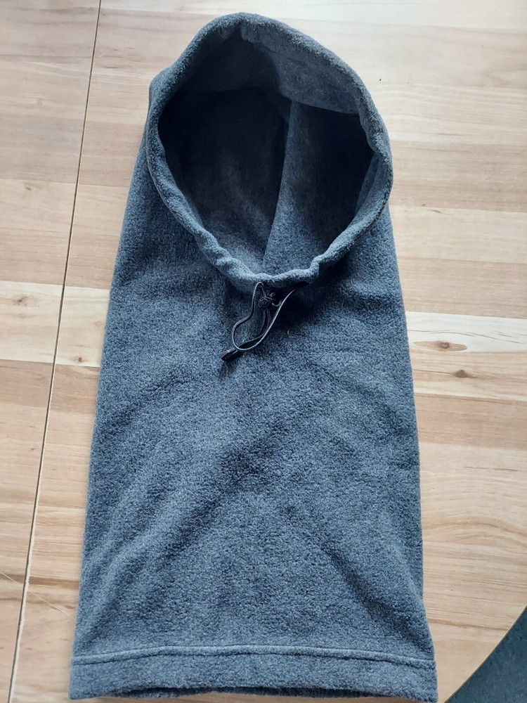 GREY FLEECE HOOD ONE SIZE