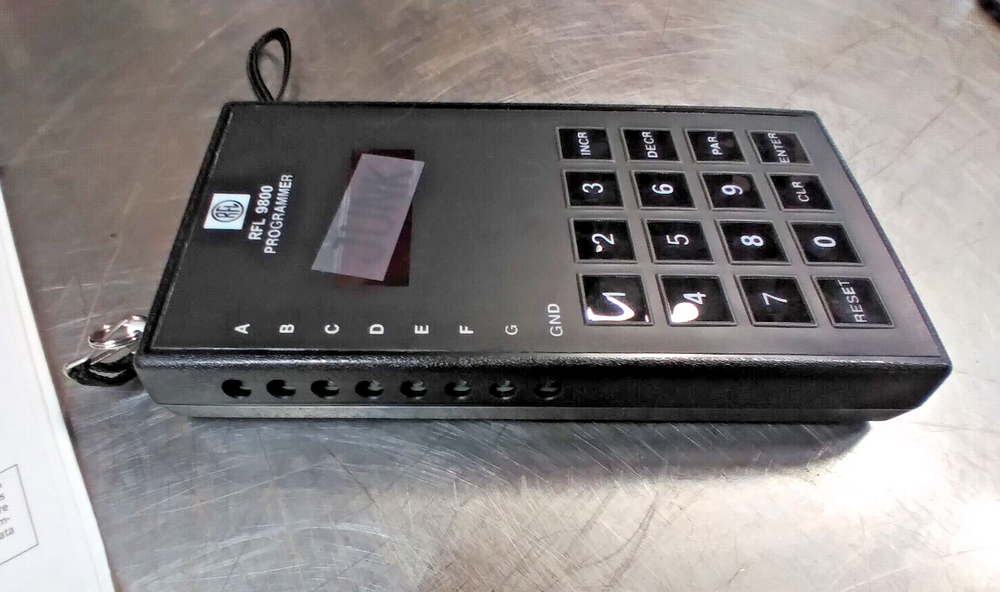 Dowty RFL 9800 Programmer / Calibrator w/ Programming Guide & Case - Parts Only
