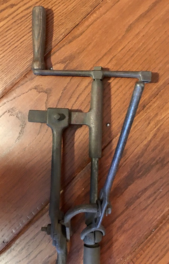 Rare Antique Hand Crank Drill Press