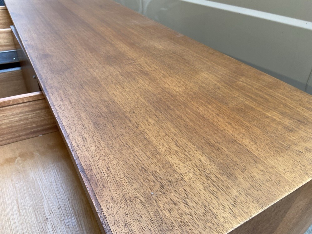 Jens Risom Mid century Modern Walnut Credenza Sideboard Unmarked