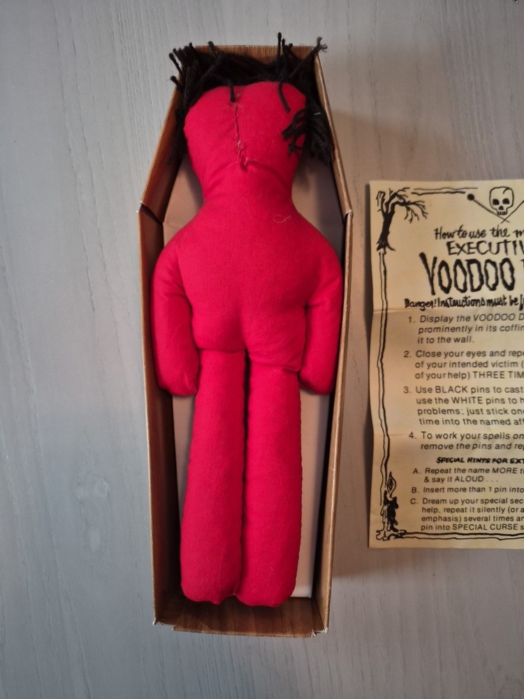 Vintage Voodoo Doll Coffin Box Instructions