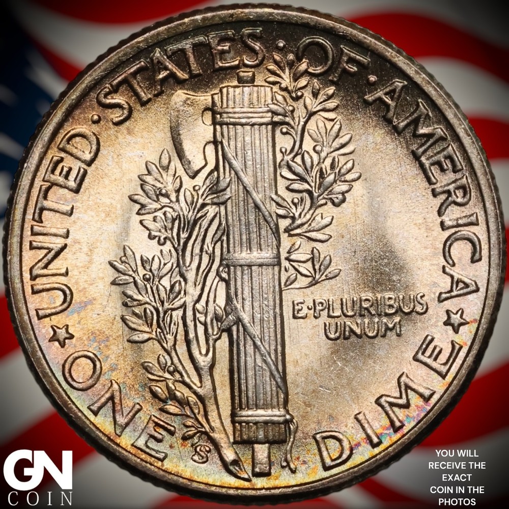 1945 S Mercury Dime B3333