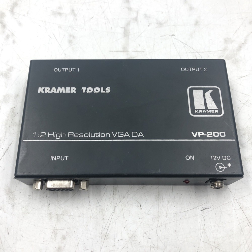 Kramer Tools VP-200K High Resolution Audio Distribution Amplifier UNTESTED PARTS