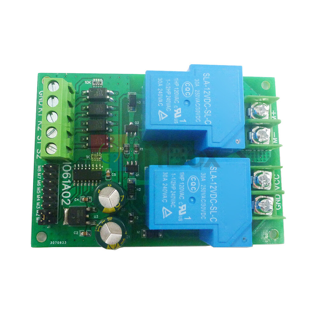 30A DC 12V/24V Motor Controller Relay Module Forward Reverse Control Board New