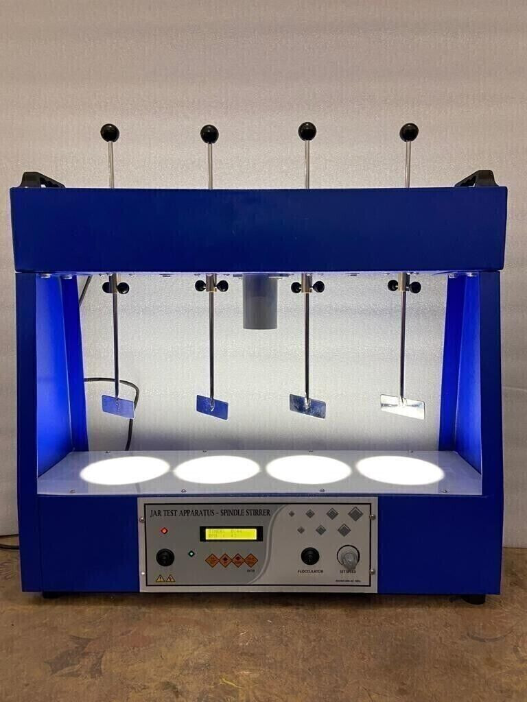 Flocculation Digital Jar Test Apparatus 4 Spindle WITH EXPEDITE SHIPPING.