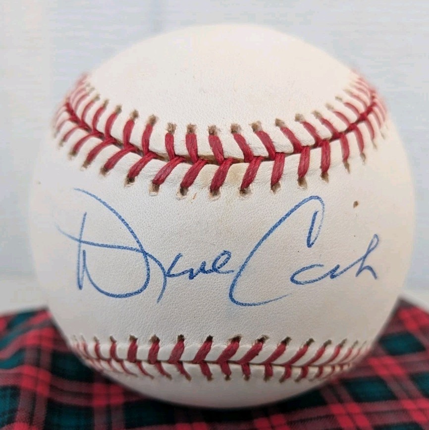 Dave Cash Autographed Onl Baseball Jsa