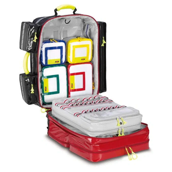 PAX Koup L FT2 Emergency Backpack, RipTec Material (Red)