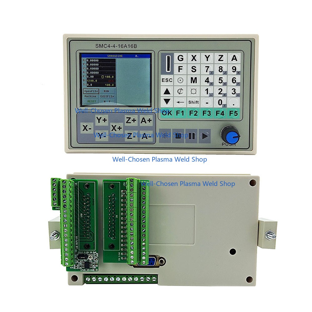 SMC4-4-16A16B CNC 4 Axis Offline Controller Motion Control Board 50KHZ