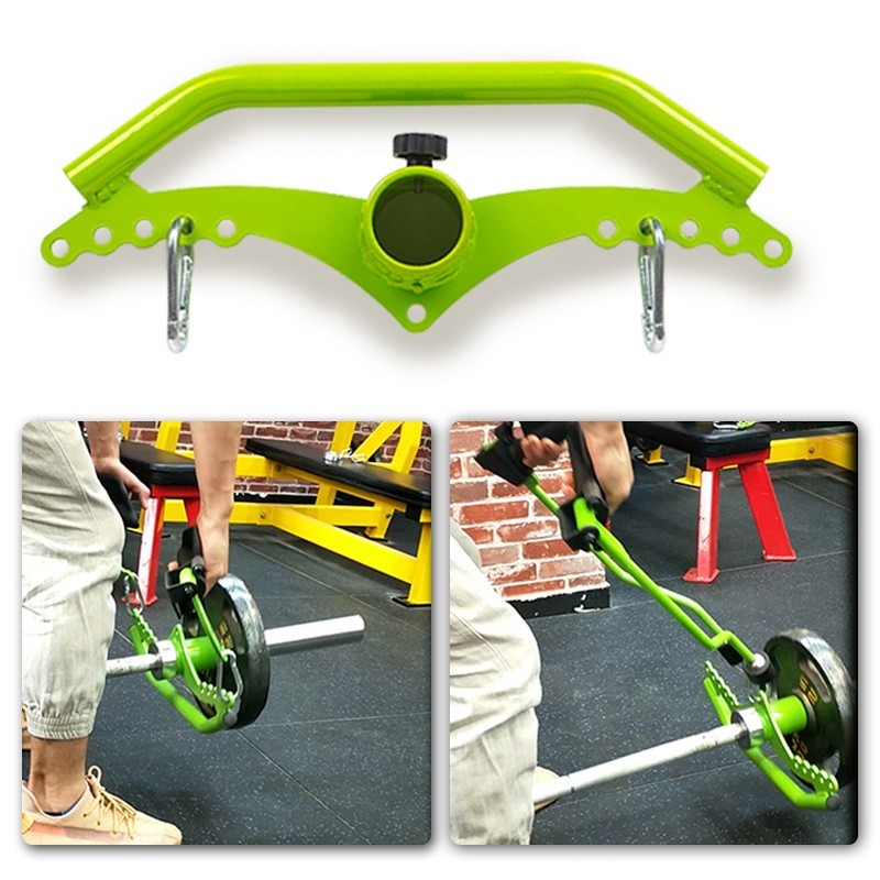 Adjustable Lat Pull Down Bar Cable Machine Landmine Barbell Attachments for Gym