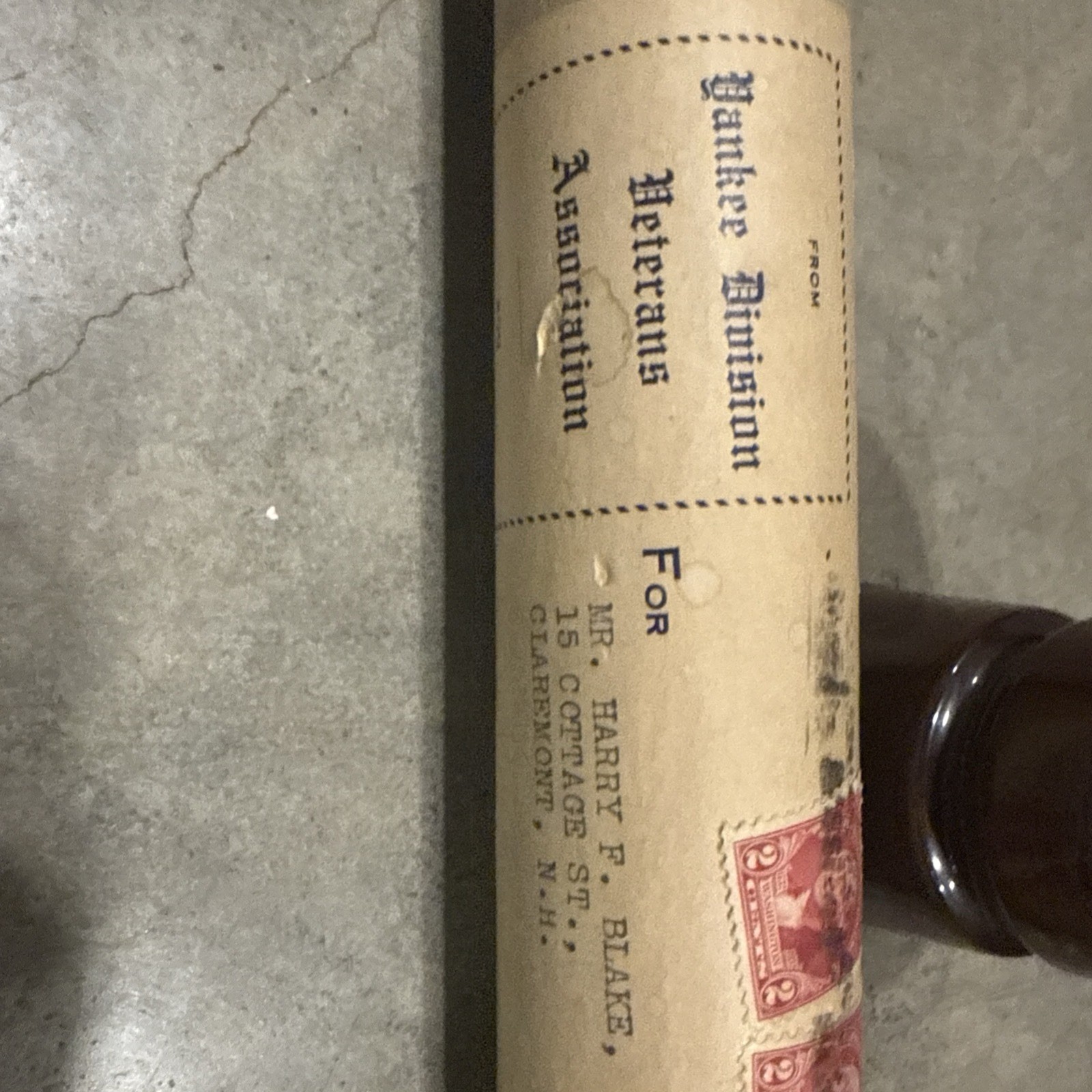 WWI US War Department Certificate of Service Forrest Campbell Chief of Ordnance