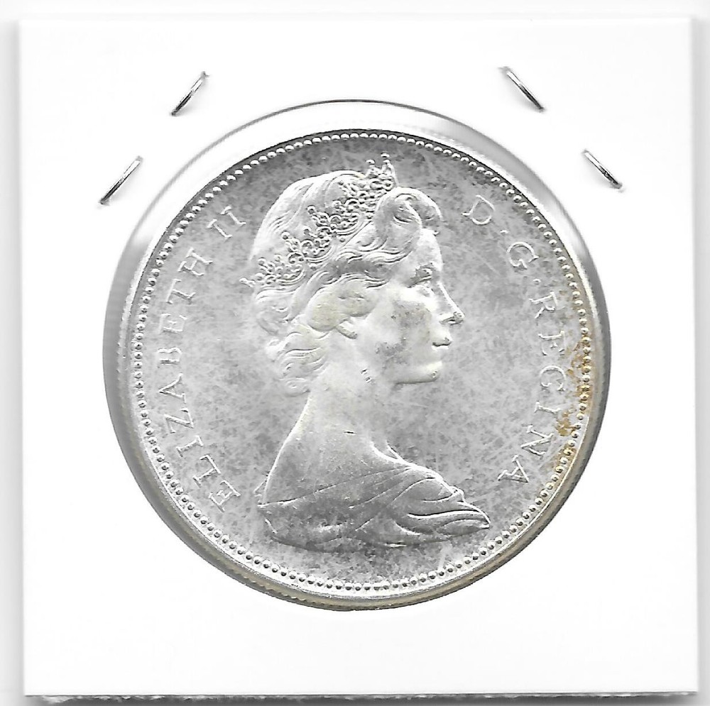 1967PL CANADIAN SILVER DOLLAR (VERY NICE)