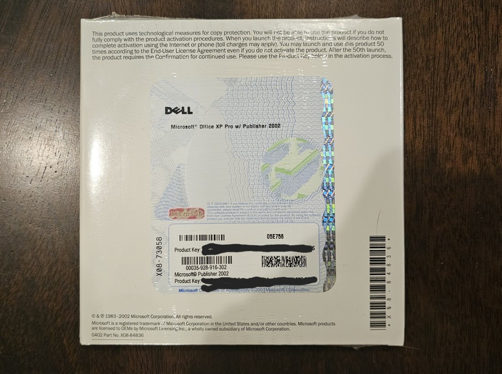 Microsoft Office XP Professional With Publisher Version 2002