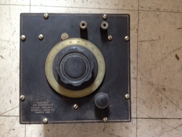 Variable Air Condenser, Type 24GL, Serial No. 415, General Radio Co.