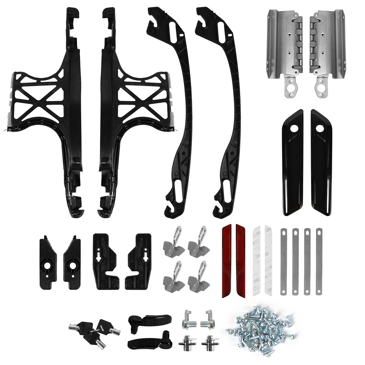 Hard Saddle bags Hardware Latch Hinge Lock Kit For 2014-2022 Harley Davidson FL