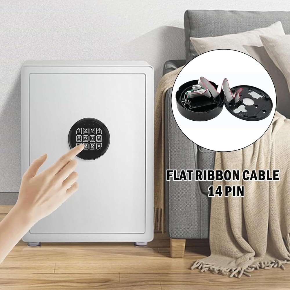 Gun Safe Lock Replacement Black Keypad Lock Safe Electronic Swingbolt Lock