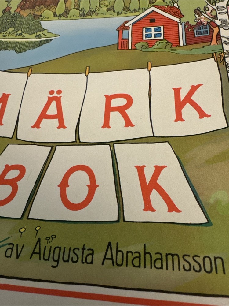 Mark Bok Swedish Vintage 1963 Pattern Transfer Stitching Embroidery Book