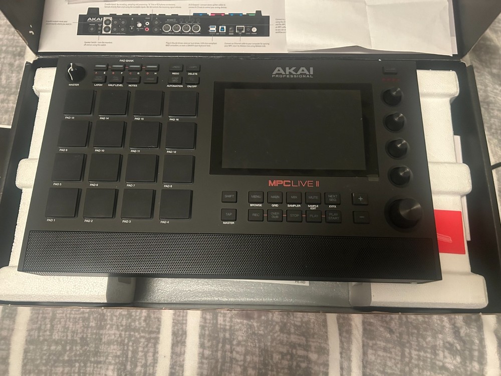 Akai MPC Live II (Black) — Mint Condition — Barely Used — Complete