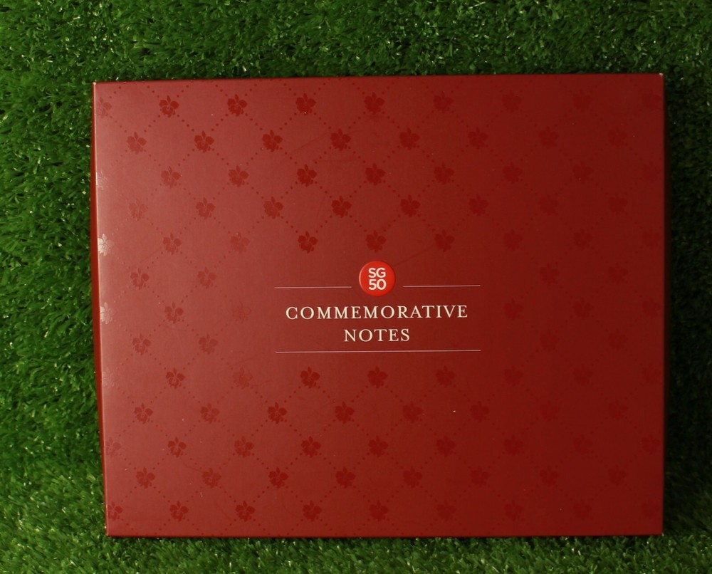 Singapore SG50 Commemorative Notes Set