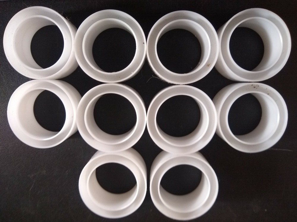 10 Empty Plastic Tape Cores Rolls 3/4" Wide Craft Art Projects Wheels