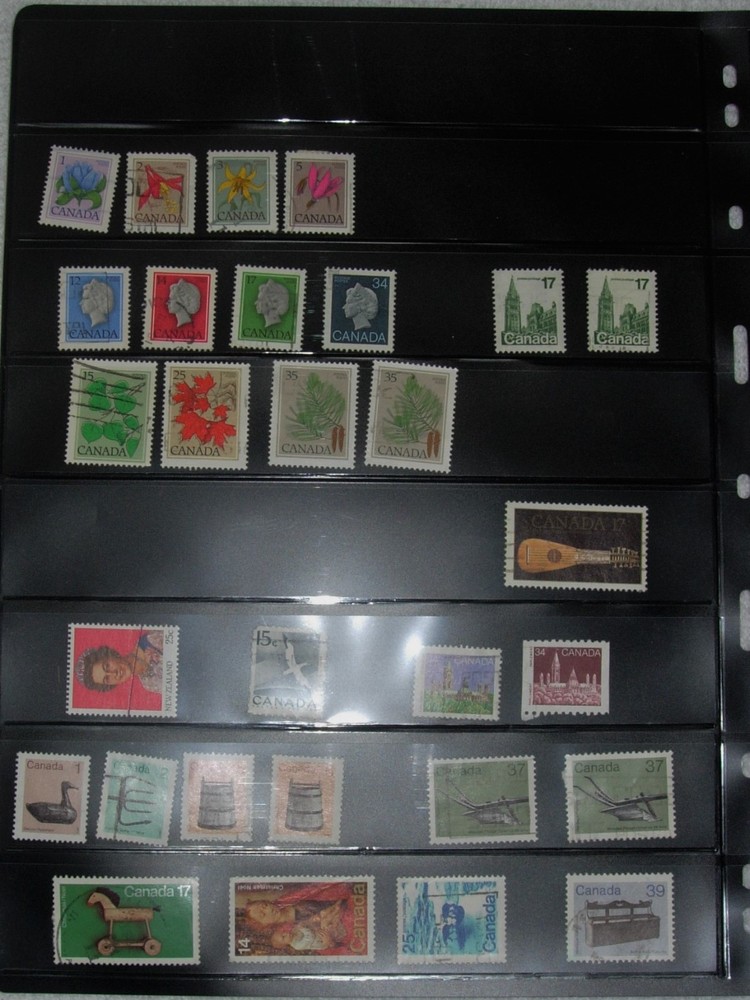 Mixed Lot Canada Postage Stamps - MNH & Used