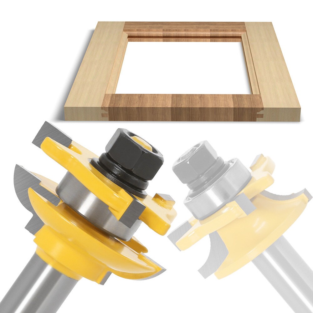 3Pcs 1/2" Shank Classical Euro Style Door Front Edging Structural Router Bit