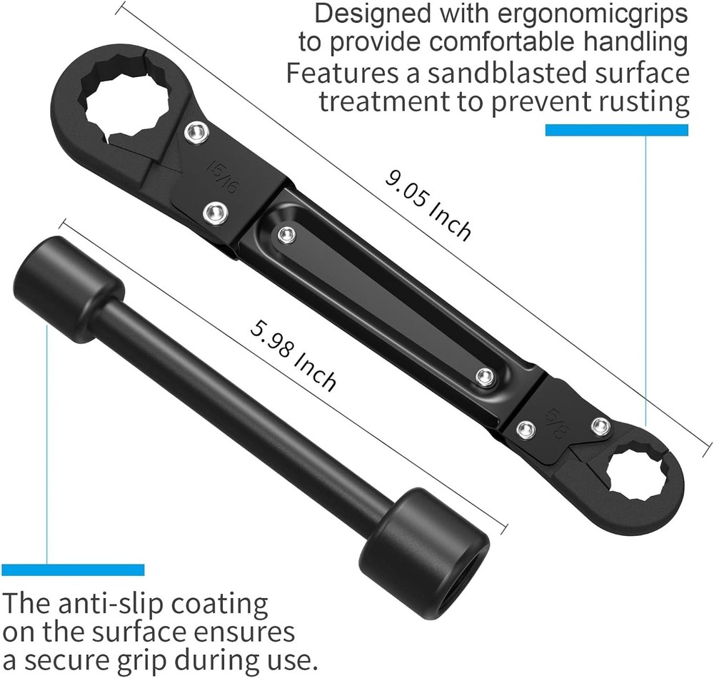 Angle Stop Wrench Kit for Professional Plumbers Compact Adjustable Plumbing Tool