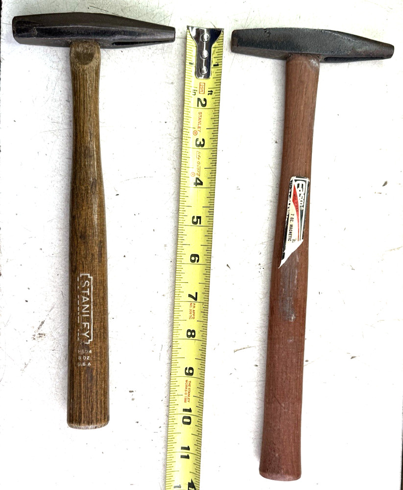 Stanley And Easco Tack Hammers Used