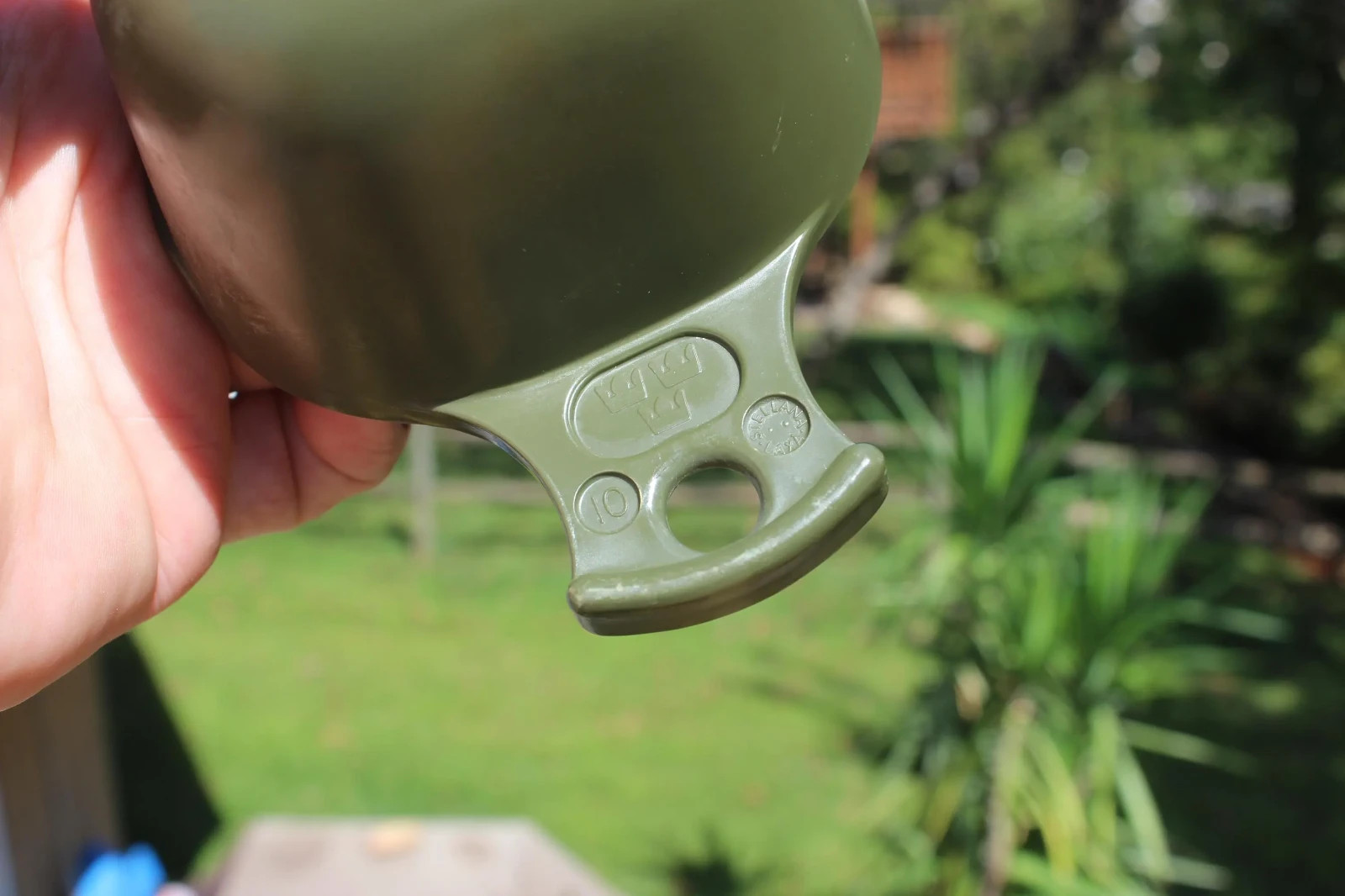 THREE Genuine USED Swedish Army Mess Kit Plastic Drinking Mug Kuksa Cup Kåsa