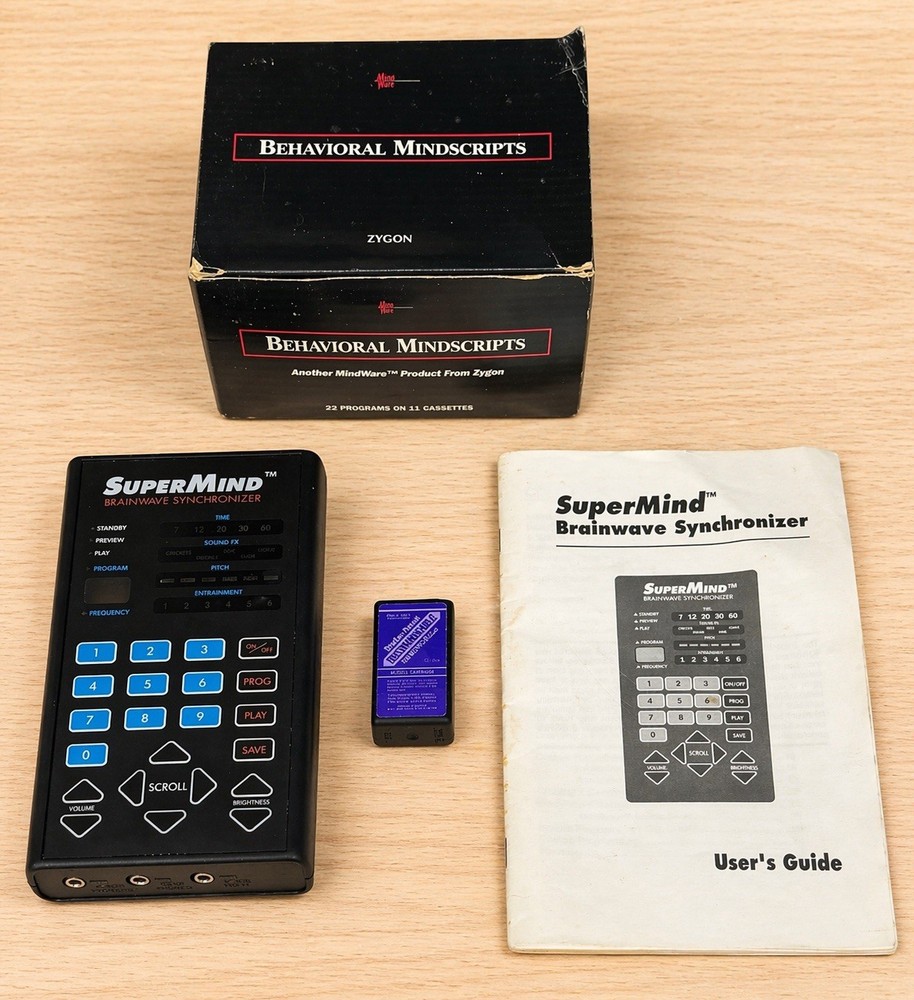 SuperMind Brainwave Synchronizer Meditation Zygon Control - Cassettes "Untested"