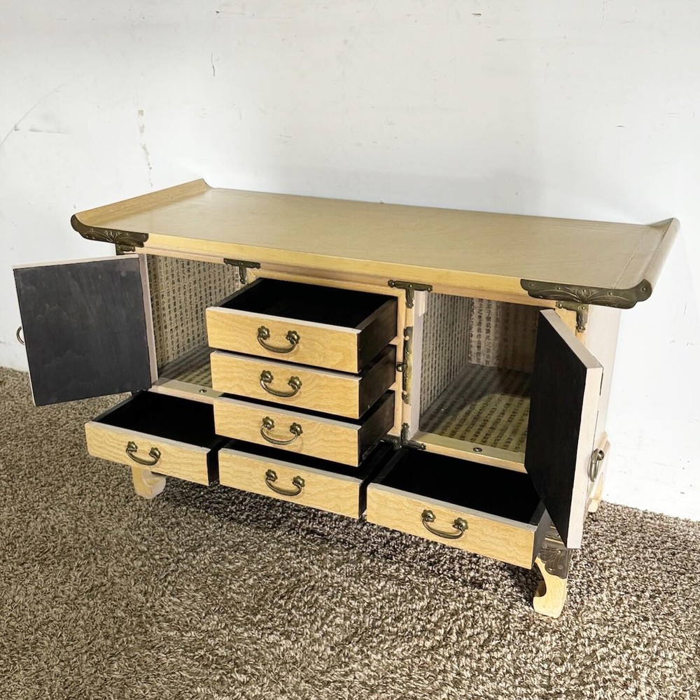Chinoiserie Elm High Point Altar/Chest/Sideboard