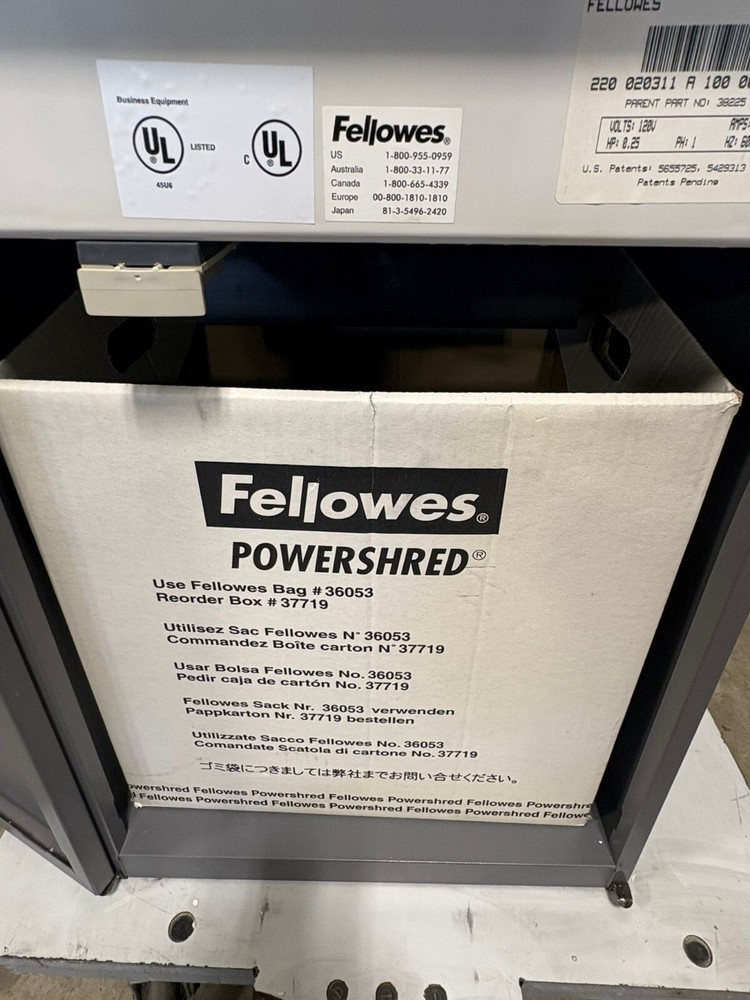 Fellowes Powershred 220CC Paper Shredder Part 38225