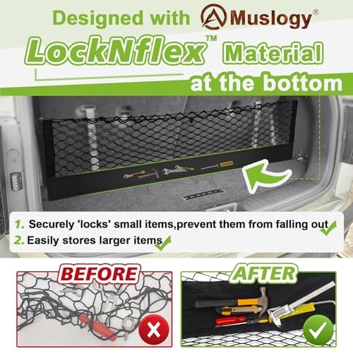 Envelope Style Trunk Cargo Net Compatible with 2015-2025 2026 Outback
