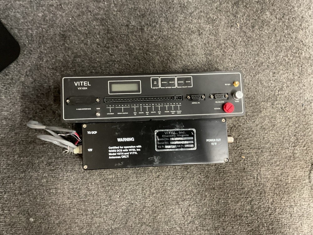 Vitel VX1004 Environmental Data Logger VX1004DCP W/ Power Supply