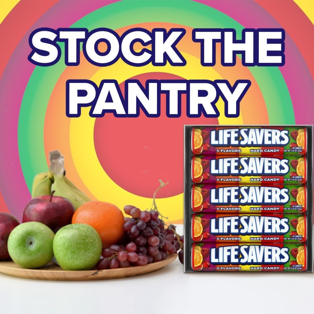 Bulk Hard Candy Box, 5 Flavors, American Classic