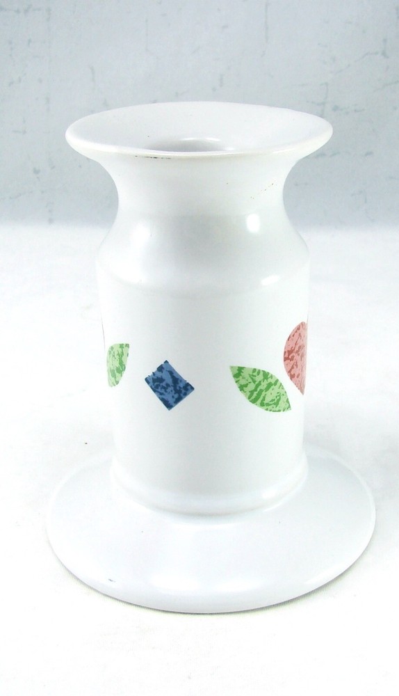 Corning QUILT Candlestick EXCELLENT