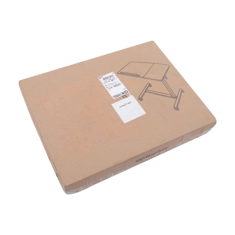 Rolling Laptop Stand Computer Desk Portable PC Bed Table Height Adjustable