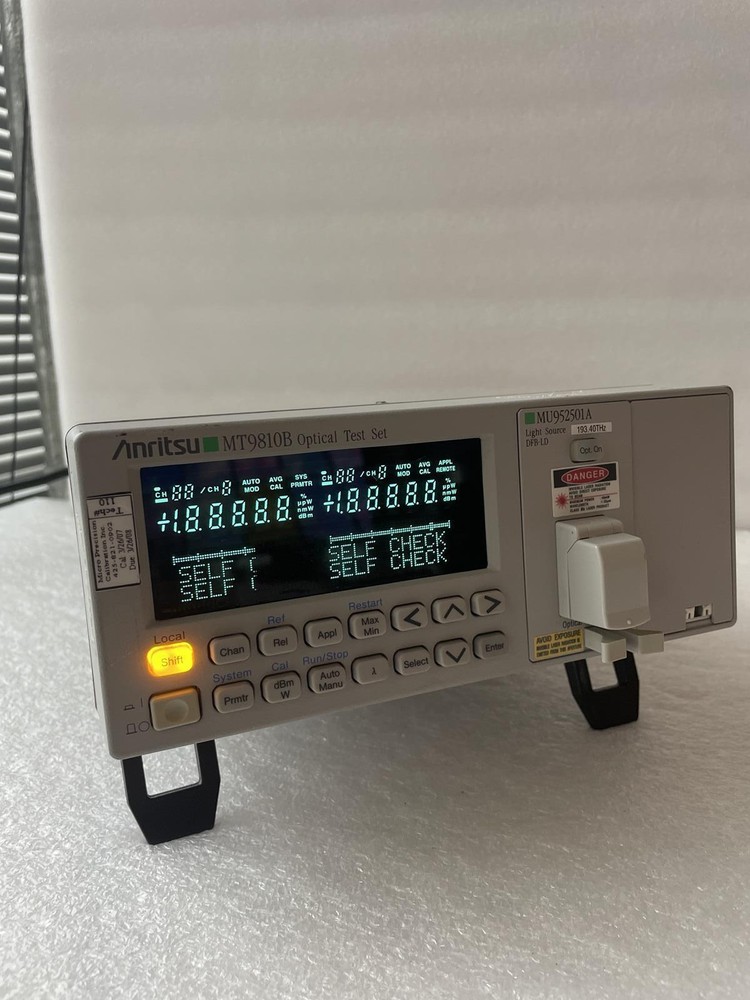 ANRITSU MT9810B OPTICAL TEST SET