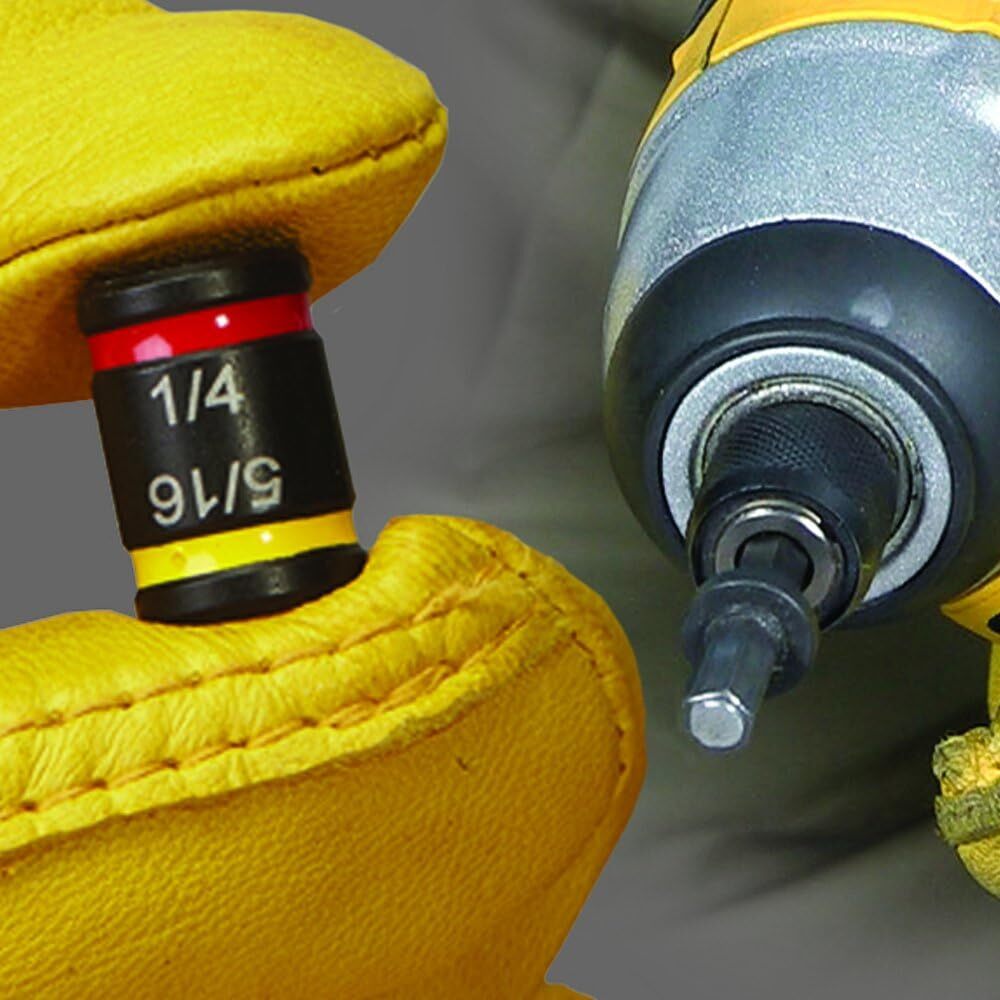 Malco MSHC 1/4 & 5/16 Reversible Hex Chuck Driver 1-Pack, Multi