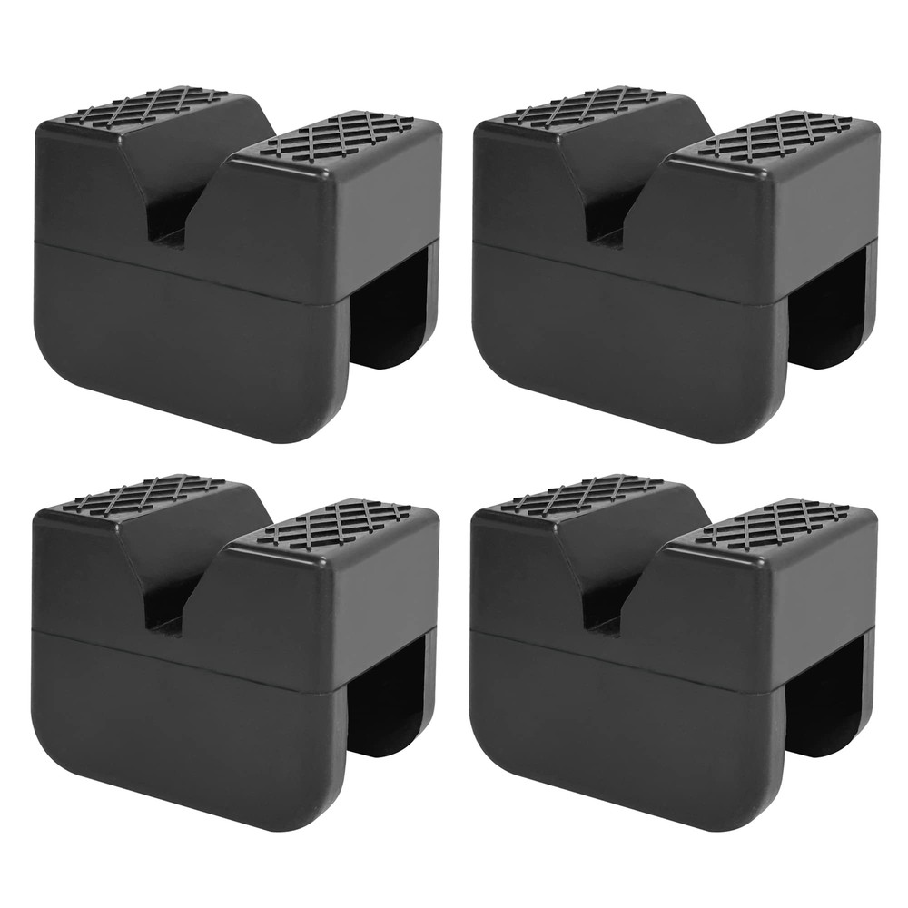Jack Stand Pads Universal Rubber Jack Pad Adapter Rail Pinch welds Protector ...